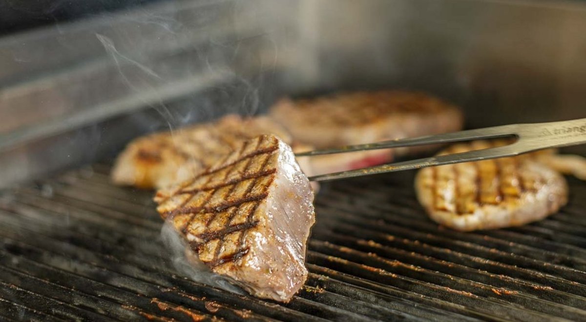 Pianobar Fleisch auf dem Gril