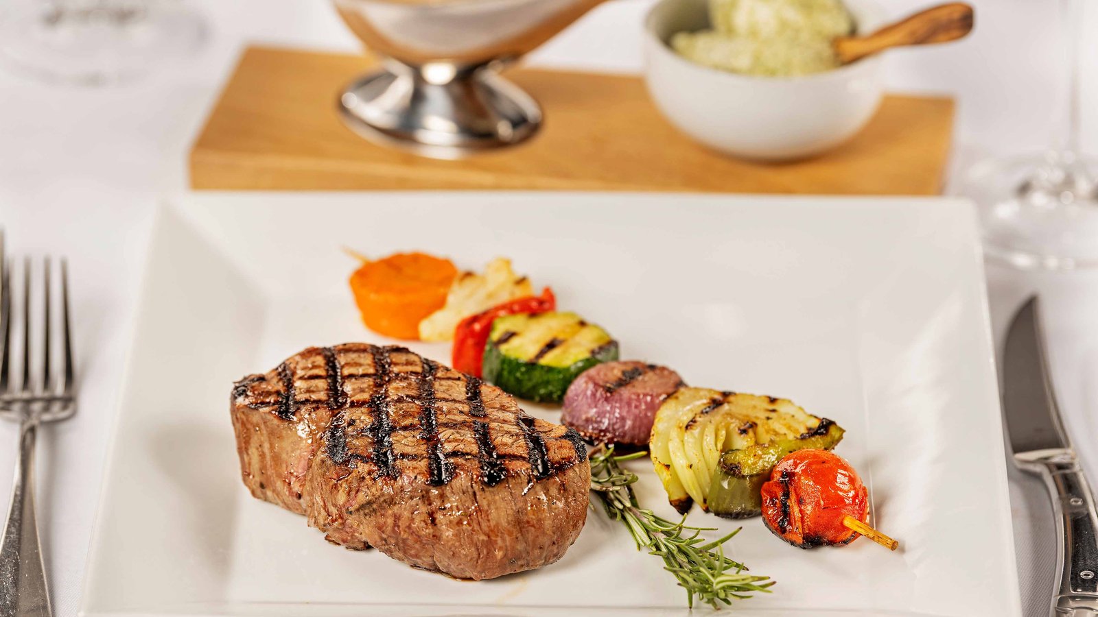 Pianobar Frauenfeld Essen Rindsfilet und Gemüsespiess